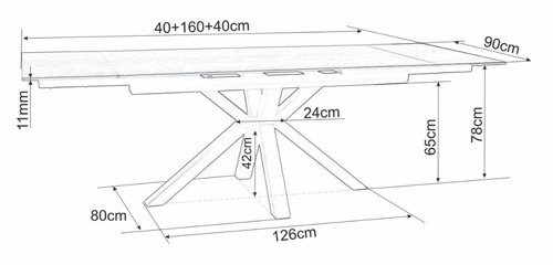 Трапезна маса КОЛУМБУС