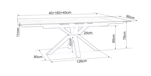 Трапезна маса КОЛУМБУС 