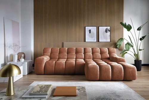 Ъглов диван КАМПИЛЕ S десен