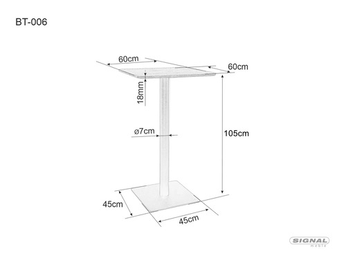 Бар маса BT006