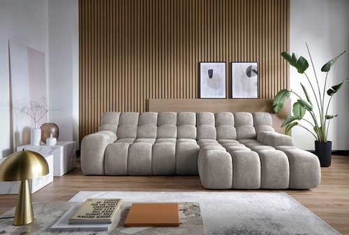 Ъглов диван КАМПИЛЕ S десен