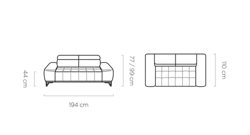 Диван ПАЛЛАДИО 2E