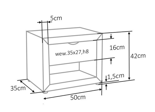 Нощно шкафче ЕТ-001