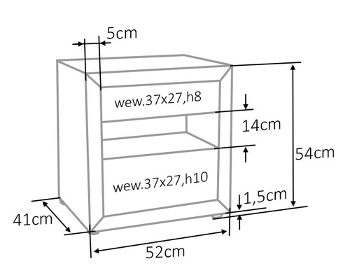 Нощно шкафче ЕТ-003