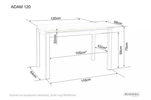 Трапезна маса АДАМ