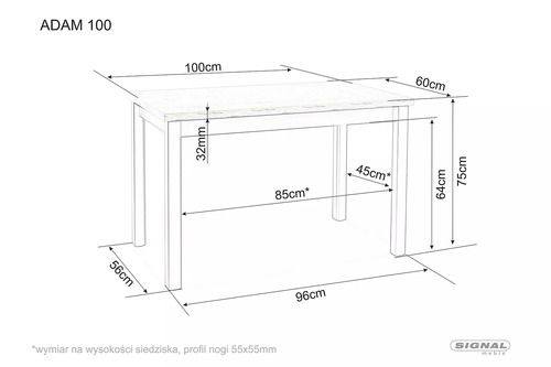 Трапезна маса АДАМ