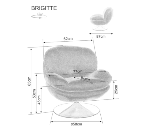 Фотьойл БРИДЖИТ 