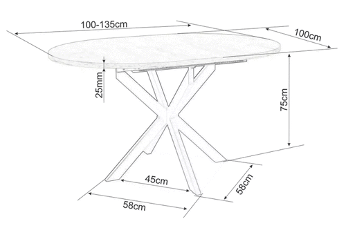 Трапезната маса ГАСТОН