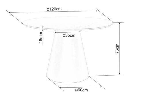 Трапезна маса ЕЙНДЖЪЛ ДЪБ FI120