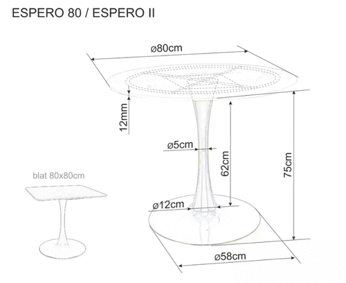 Трапезна маса ЕСПЕРО 