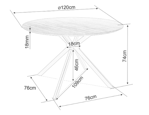 Трапезна маса АСТЕР
