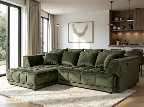 Ъглов диван ТИГА БОКС десен