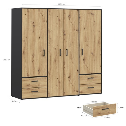 Гардероб МОНИСА OKYS842-M625