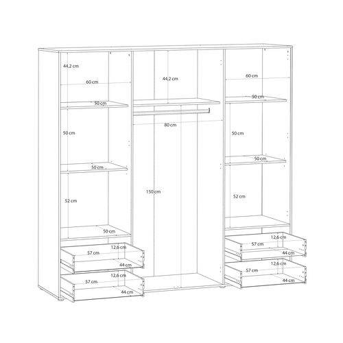 Гардероб МОНИСА OKYS842-M625