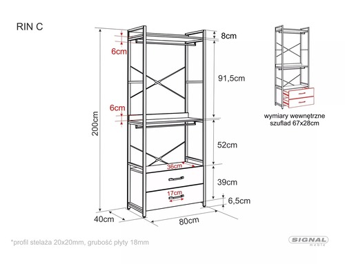 Етажерка РИН С