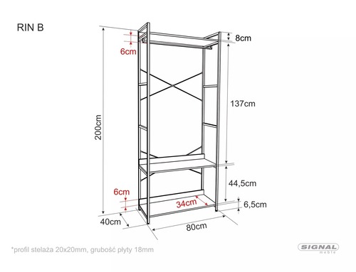 Етажерка РИН В