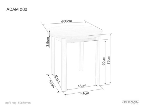 Трапезна маса АДАМ