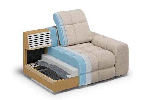 Ъглов диван МАГНЕЛИО U ляв