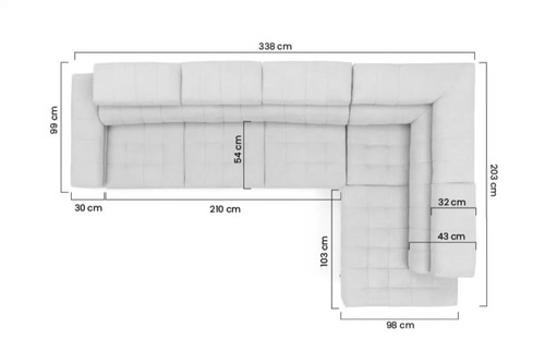 Ъглов диван ДРАГОНИС МАКСИ десен