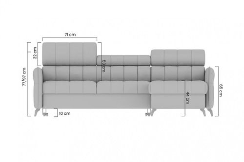 Ъглов диван ЕЛАРИАС МИНИ десен