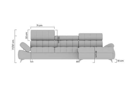 Ъглов диван ВАЛОРИС МИНИ ляв