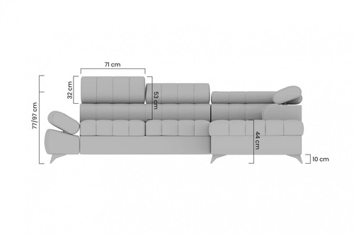 Ъглов диван ВАЛОРИС L ляв