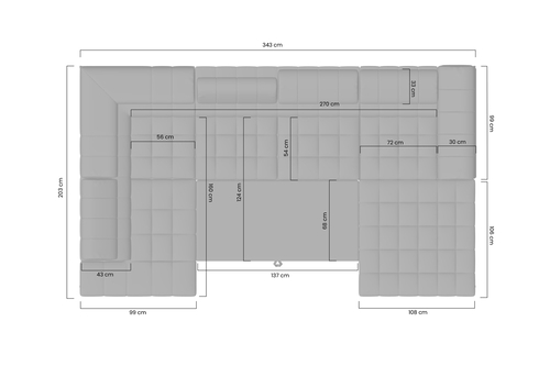 Ъглов диван ДРАГОНИС U II 