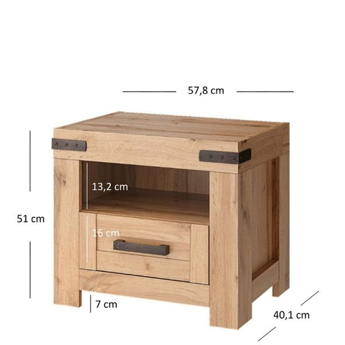 Нощно шкафче МОРТИЗ