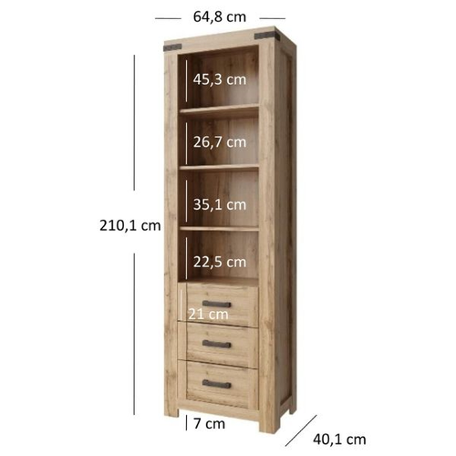 Етажерка МОРТИЗ OTW 3S
