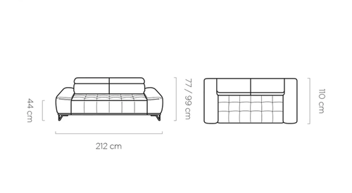 Диван ПАЛЛАДИО 3Е