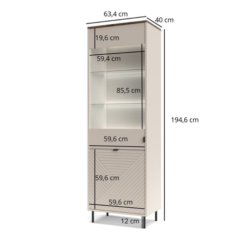 Витрина ЕВО WIT_1D1W