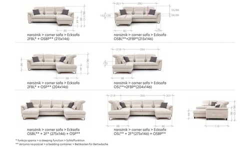 Ъглов диван ДЖОВАНИ десен