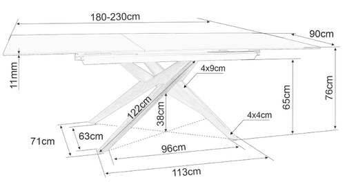 Трапезна маса ЛОРЕТО