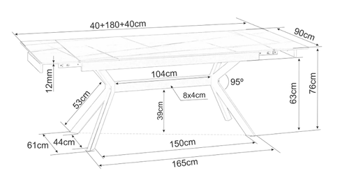 Трапезна маса ИМПЕРИА