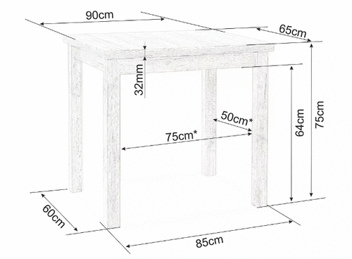 Трапезна маса АДАМ 