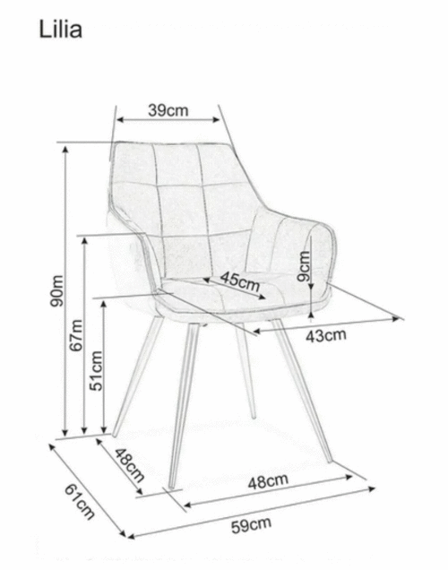 Кресло ЛИЛИЯ 