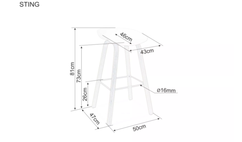 Бар стол СТИНГ