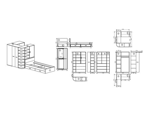 Комплект за детска стая СИТИ 5018