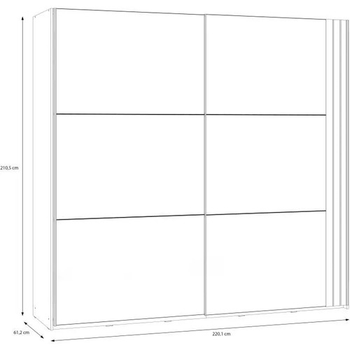 ГАРДЕРОБ ЛАЙКАТО WKTS92316-M902