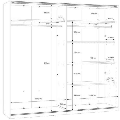 ГАРДЕРОБ ЛАЙКАТО WKTS92316-M902