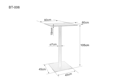Бар маса BT-006