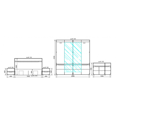 Спален комплект СИТИ 7035