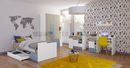 Комплект за детска стая МОДЕРН БЛУ