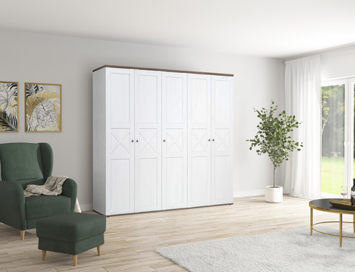 Петкрилен гардероб СТОКХОЛМ SZF5D/23/24