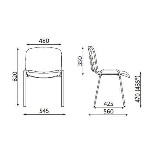 Посетителски стол ИСО