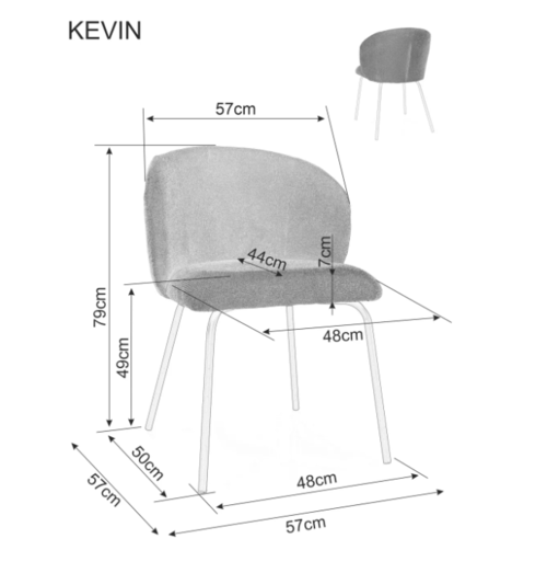 Трапезен стол КЕВИН
