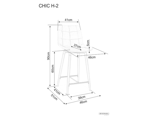 Бар стол ШИК Н-2