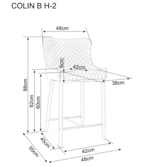 Бар стол КОЛИН Н-2