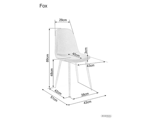 Трапезен стол ФОКС