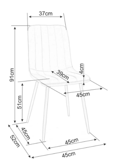 Трапезен стол АЛАН БРЕГО